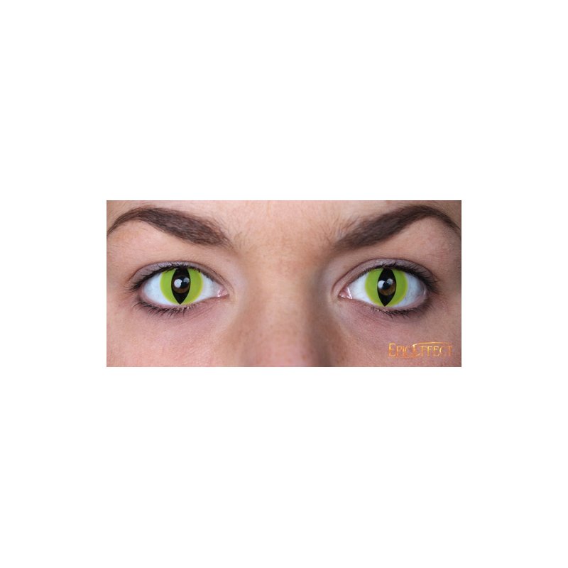 LENTILLES OEIL DE CHAT JAUNE Chevalier du Drac