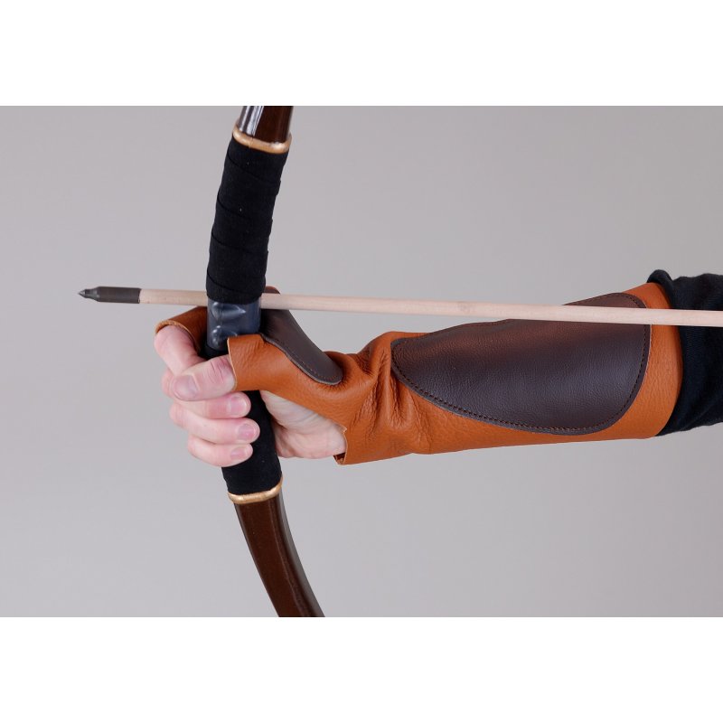 PROTECTION BRAS DROIT POUR ARCHER GAUCHER EN CUIR